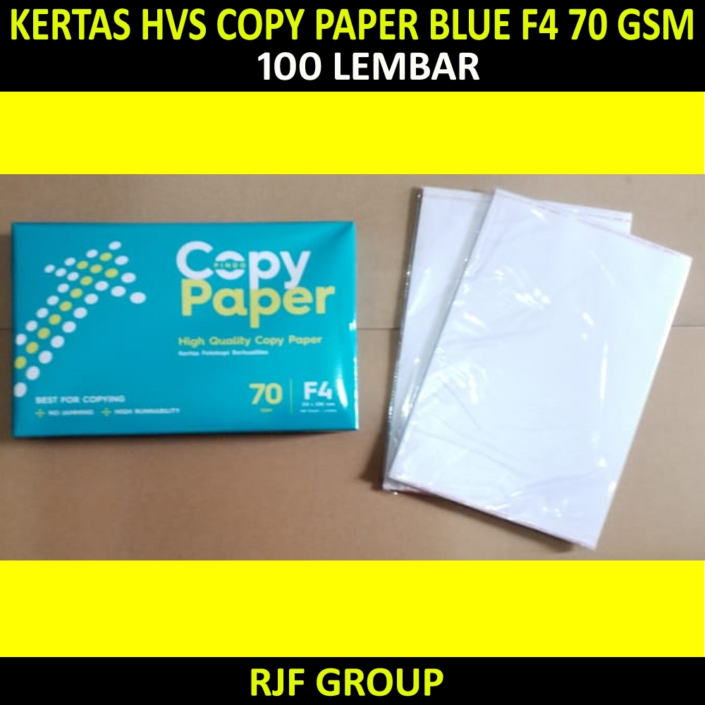 

KERTS HVS COPY PAPER BLUE F4 70 gsm 100 LEMBAR