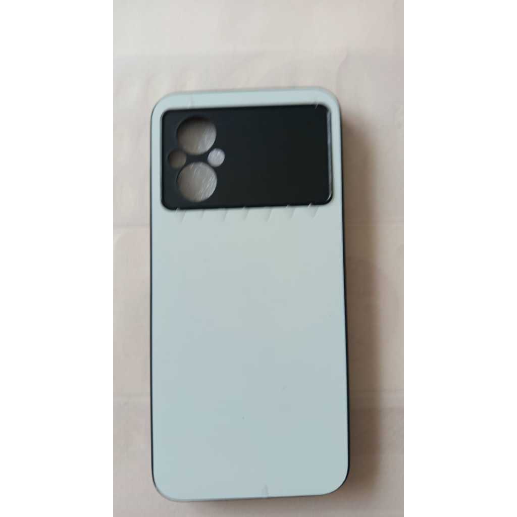 Case Poco M5 Fuze Rubber sublimasi polos custom casing HP