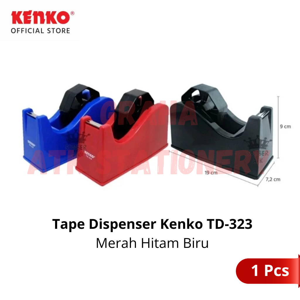 

[1 Pcs] Tape Dispenser Besar Kenko TD-323 / Tape Cutter / Tempat Lakban Isolasi Besar Kenko TD-323