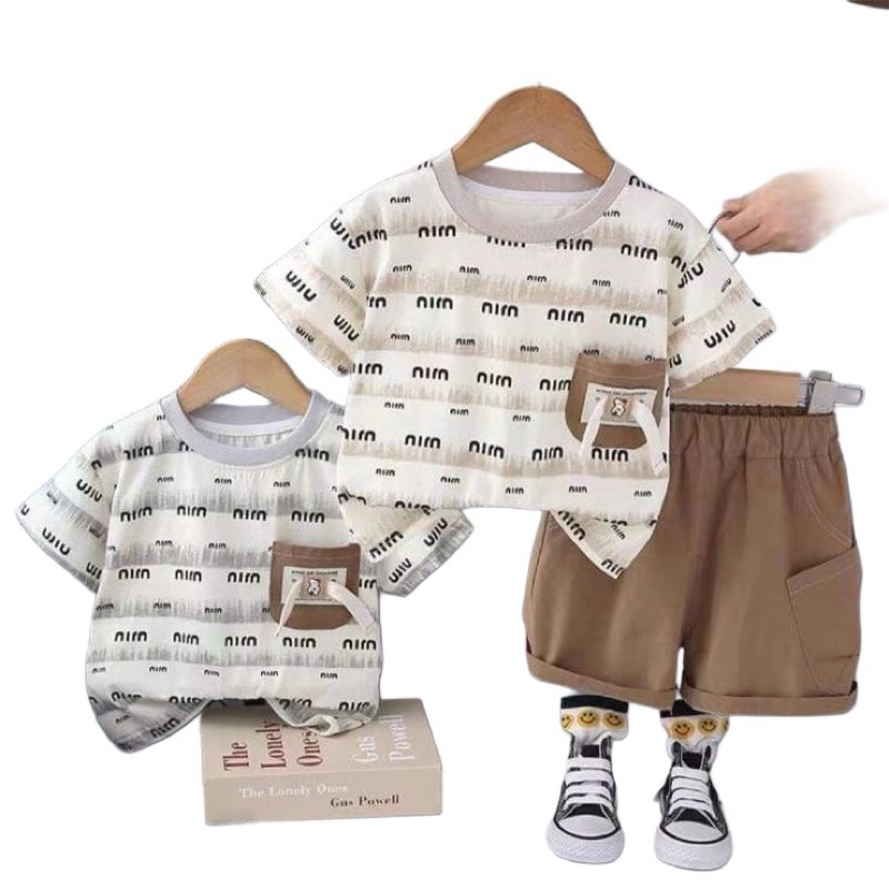 setelan anak cowok one set anak cowok