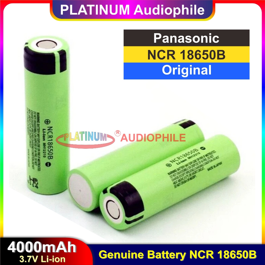 Baterai 18650 Panasonic NCR18650B Original Battery NCR 18650 4000MAH