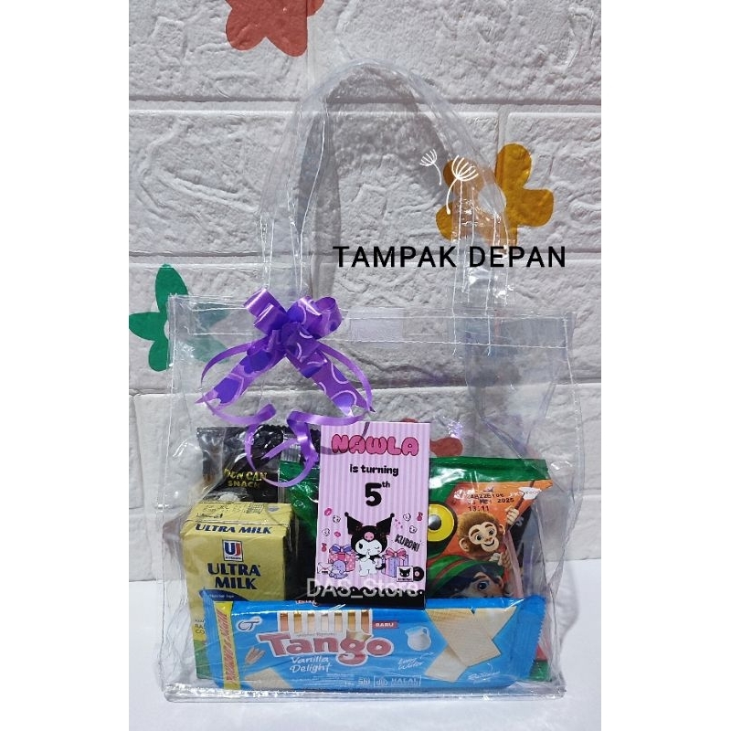 

FREE CARD DESIGN/PREMIUM SNACK ULANG TAHUN/HAMPERS SNACK ANAK/SOUVENIR ACARA ANAK.