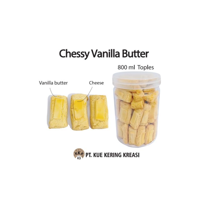 

Cheese Vanilla Butter / Kukis Keju Vanilla
