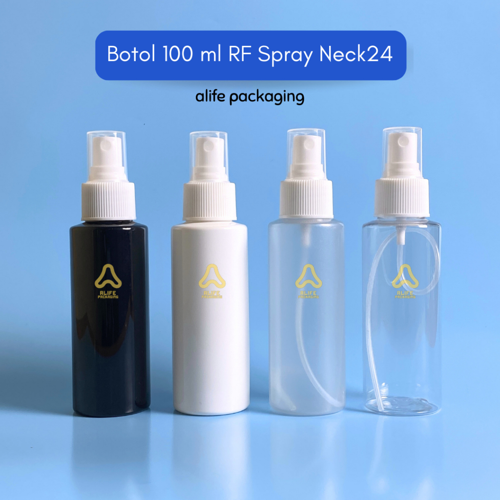Botol Spray 100 ml | Botol Plastik 100 ml Spray | Botol 100 ml  Spray - RF