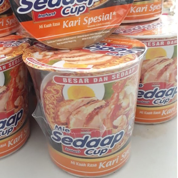 

TERMURAH 3 PICIS MIE SEDAP CUP/ MIE RASA KARI SPESIAL 81 GRAM