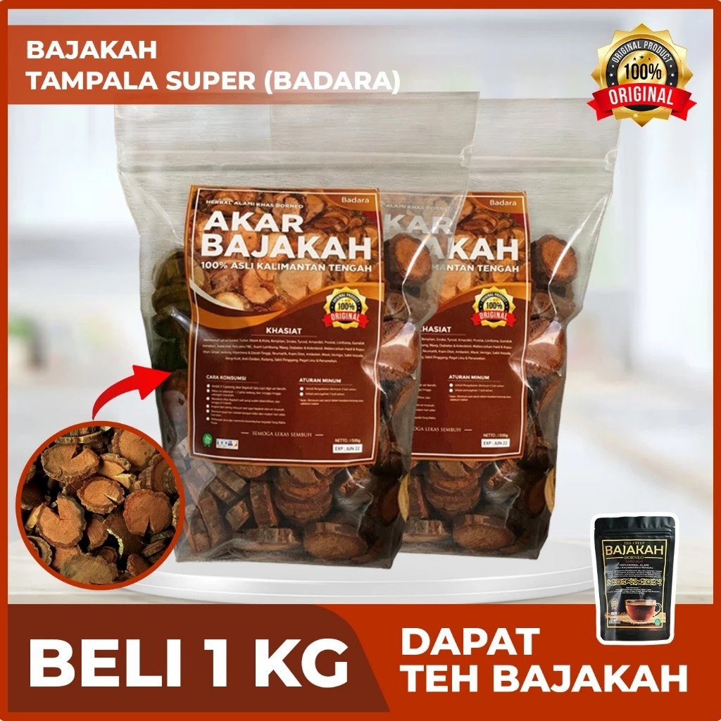 

1Kg Akar Bajakah Tampala SUPER (BADARA) Kalimantan Siap Seduh Obat Jantung & Stroke (100% ORIGINAL)