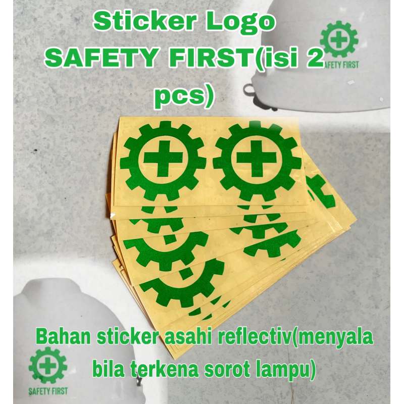 Sticker LOGO SAFETY FIRST(isi 2 pcs)