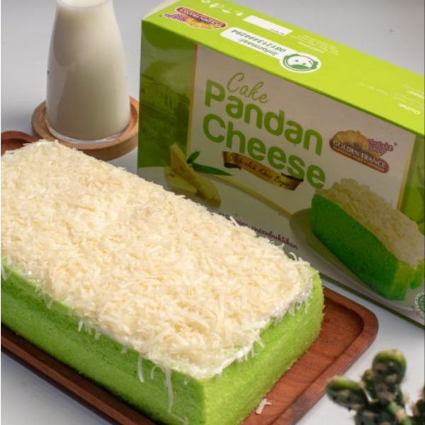

BOLU CAKE LAPIS PANDAN CHEESE BY GOLDEN FRANCE (470gram)