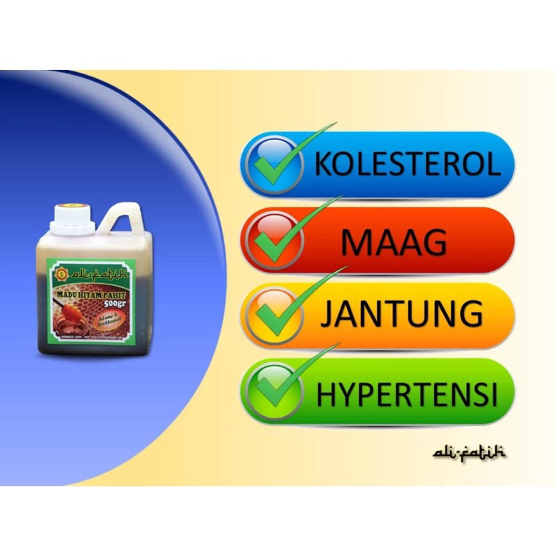 

Madu Hitam Pahit Ali Fatih 300 - 500gr / Madu Asli / Madu Murni / Madu Ali Fatih
