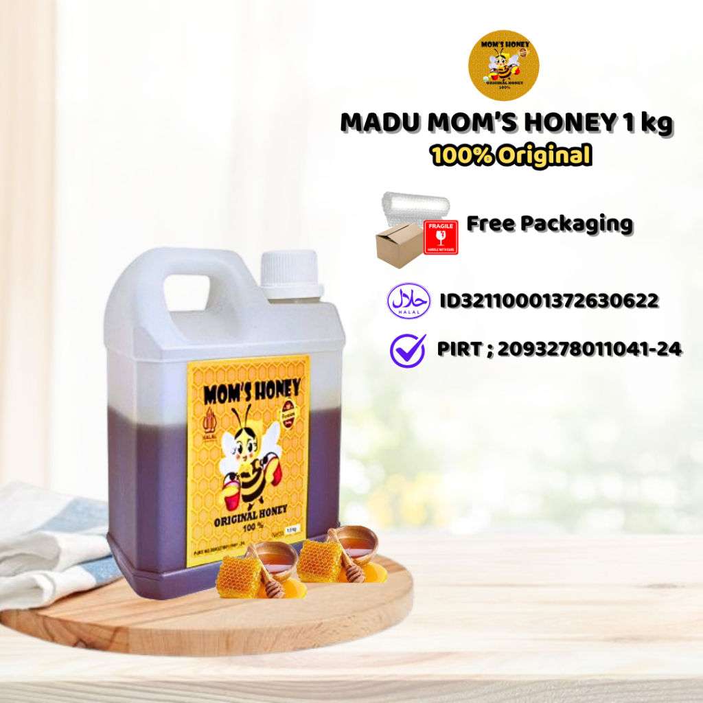

Madu Murni Moms Honey 1 Kg / Madu Hutan Asli Kaya Manfaat