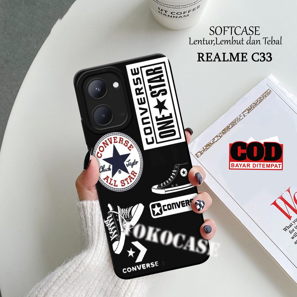 Case REALME C33 - Softcase REALME C33 - REALME C33 - Type lainya via chat - Karakter - Terbaru - Cas