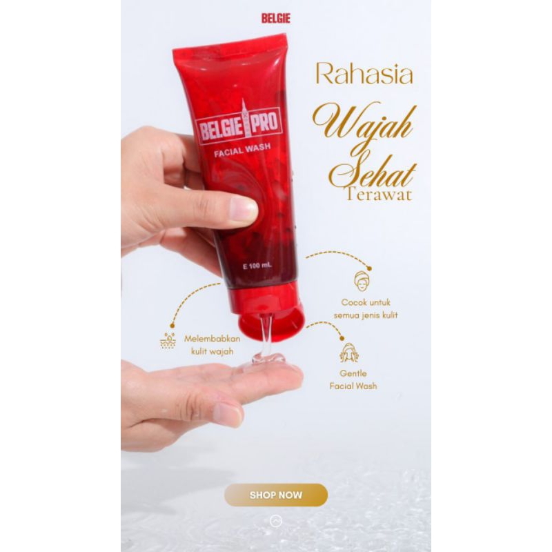 PAKET BUNDLING FACIAL WASH + SERUM BELGIE PRO COCOK UNTUK SEGALA JENIS KULIT | SKINCARE DENGAN KANDU