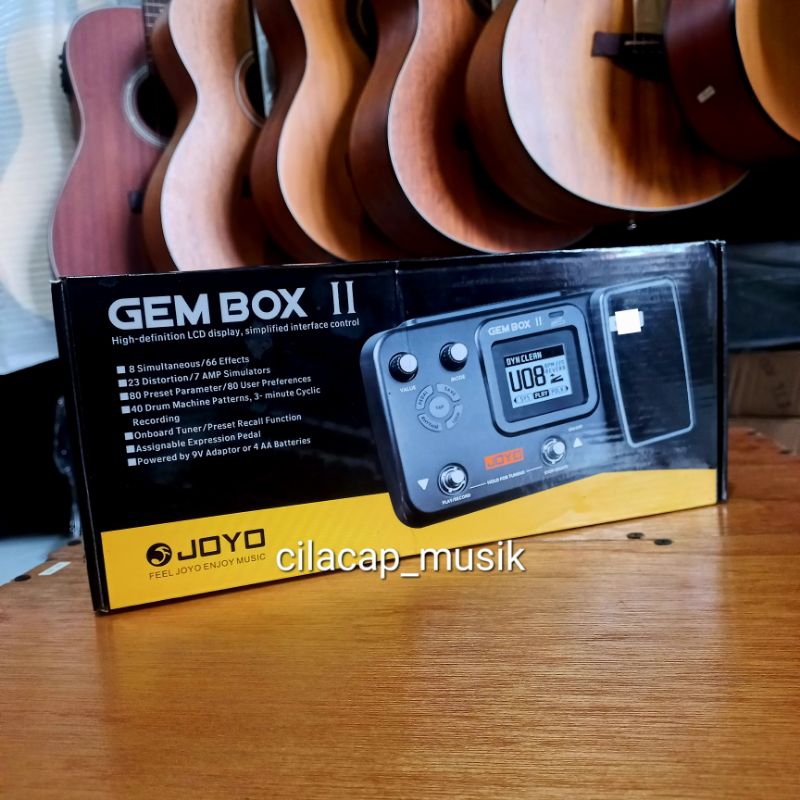 JOYO GEMBOX 2 EFEK GITAR JOYO GEM BOX II GITAR ELEKTRIK