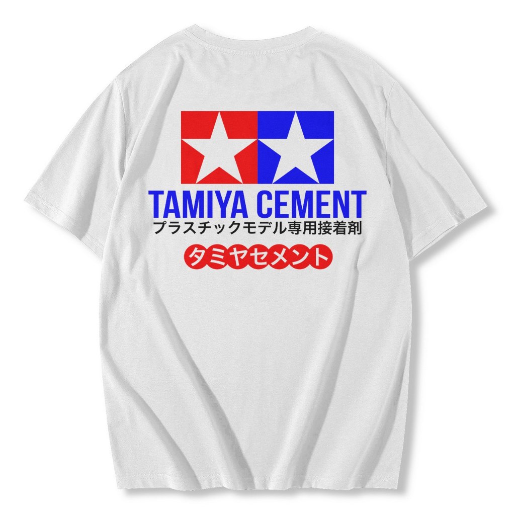Kaos Tamiya Cement Part Tshirt Mini 4WD Hobby Race Balap STB STO Tune Class Anime Otaku Retro Unisex