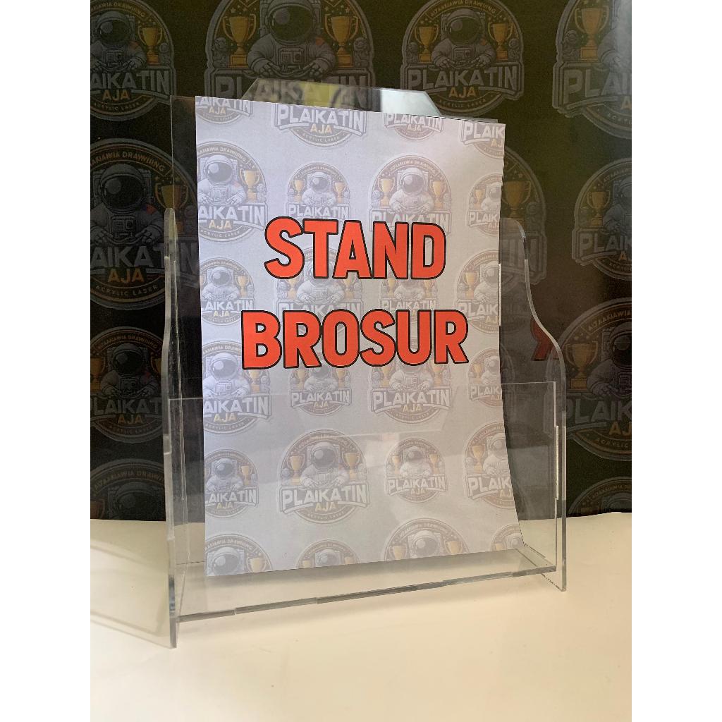 

TEMPAT BROSUR AKRILIK 1 SUSUN UK A4,A5,A6