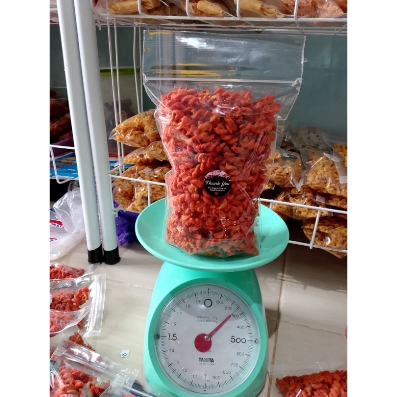 

makaroni spiral balado kemasan 250gram