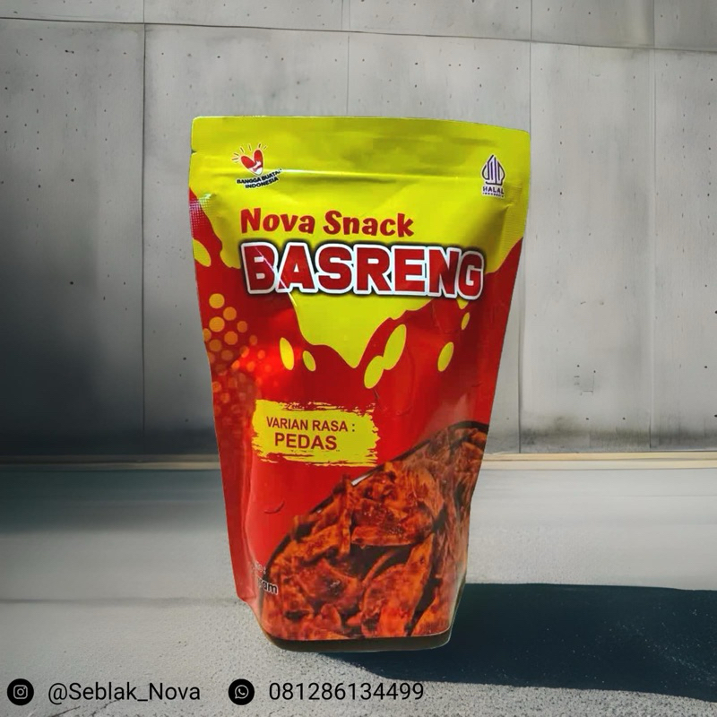 

Basreng Pedas Daun jeruk