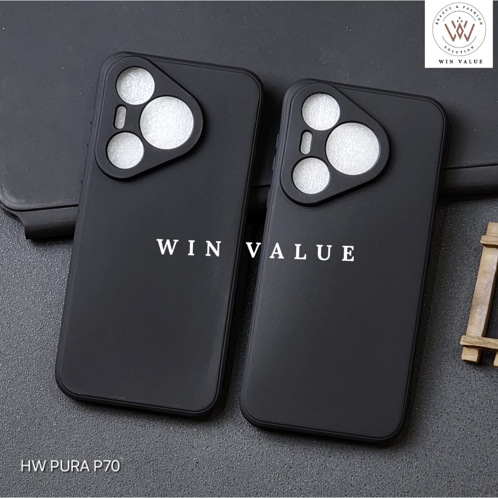 Huawei Pura 70 Huawei Pura 70 Pro Huawei Pura 70 Ultra Softcase Macaron Black Premium Case Huawei Pu