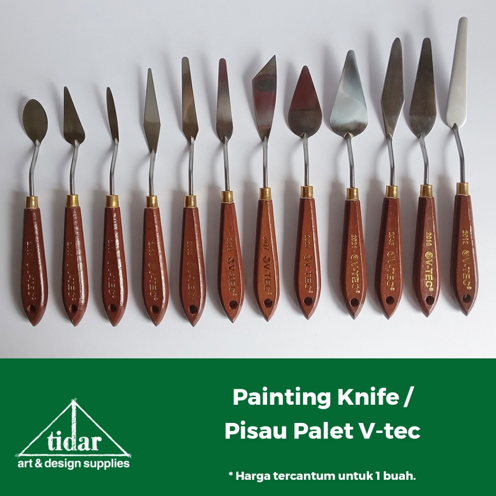 

Vtec Painting Knife Paint Knife Pisau Palet Pisau Lukis ART N1J5