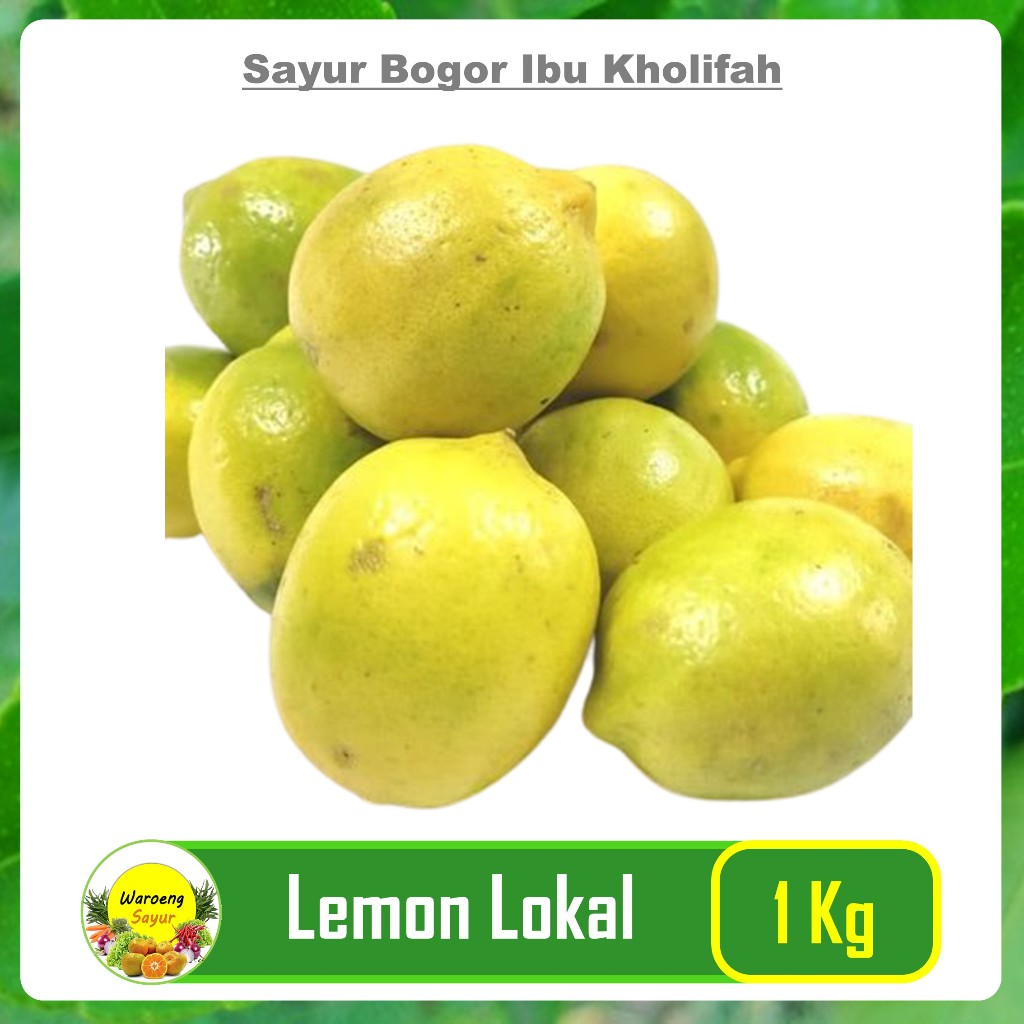 

Lemon Lokal Sedang 1 Kilo Gram Happy Fresh Toko Buah Buahan Segar Bogor Freshmart