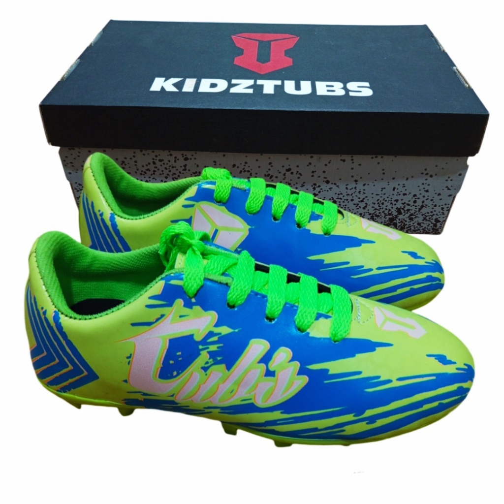 KIDZTUBS Sepatu Bola Anak Anak Laki Laki Perempuan Cowok Cewek Tanggung Kecil Umur Usia PAUD TK SD S