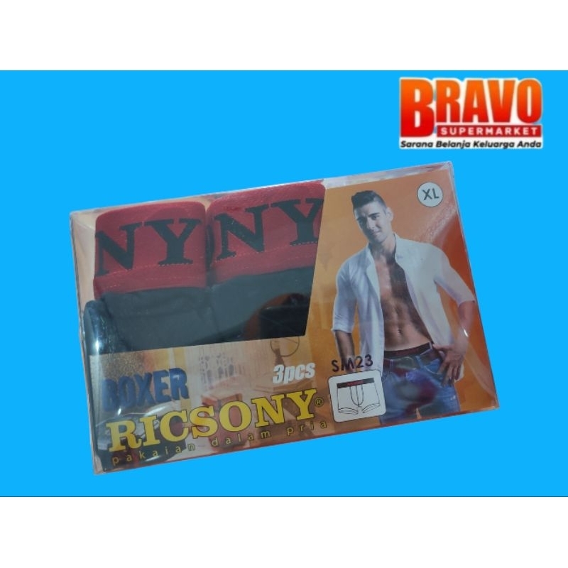 [ Isi 3 pcs]Boxer Ricsony //XL //L//M