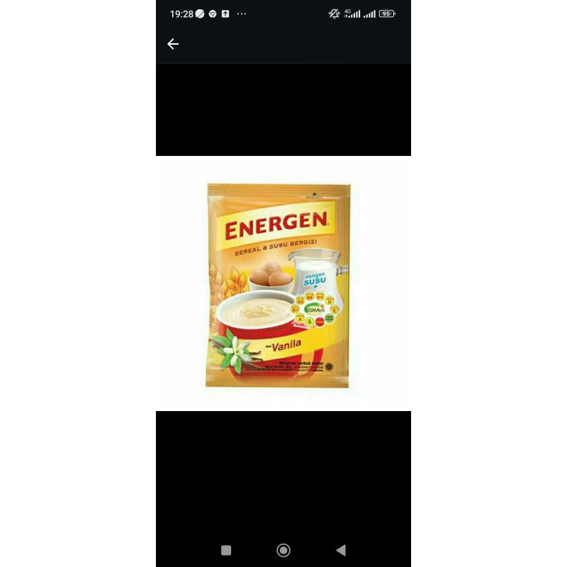 

Energen Sachet vanilla