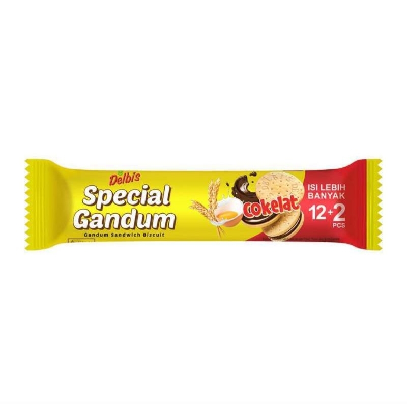 

Delbis special gandum cokelat 115 gram + 19gram