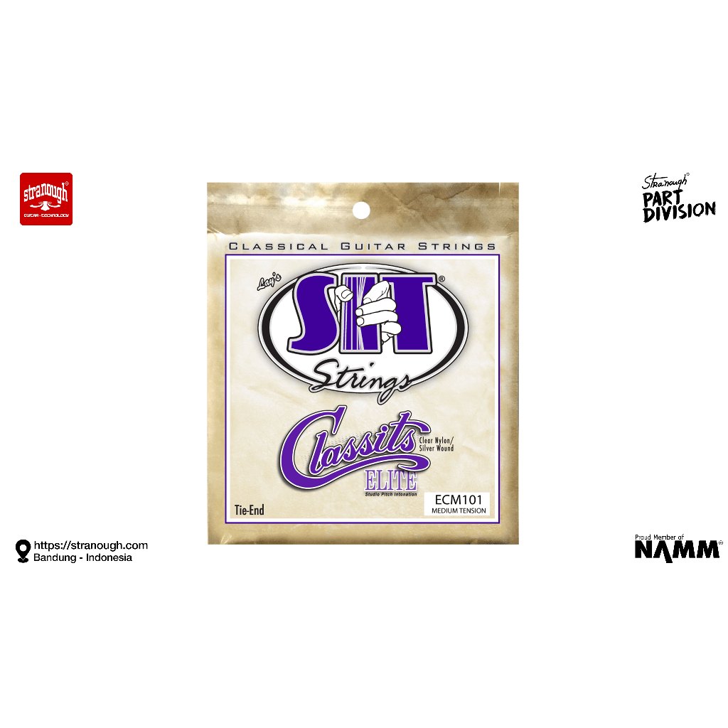SIT ® ECM101 Classits Elite Silver Wound Tie End Classic Strings