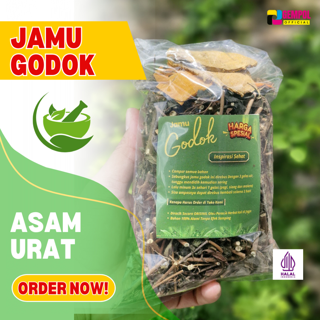 

JAMU ASAM URAT DAN KOLESTEROL NYERI SENDI / PEGAL LINU REMATIK LUTUT OTOT SAKIT PINGGANG JAMU GODOK