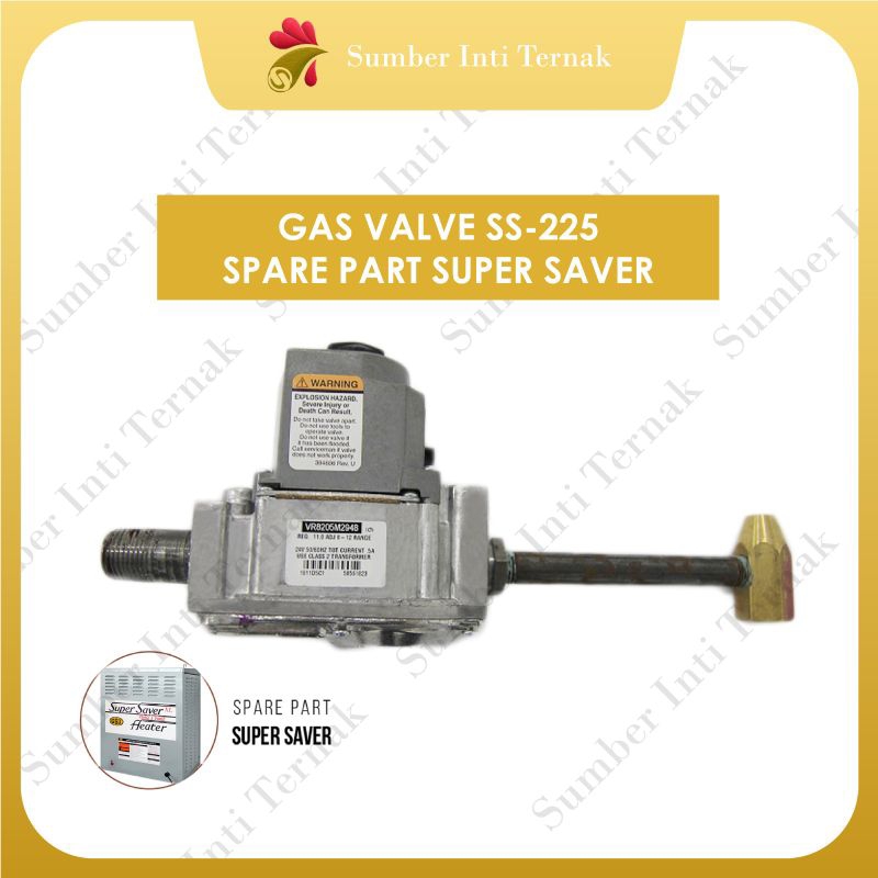 Gas Valve SS-225 Spare Part Super Saver Heater Alat Ternak Ayam Unggas