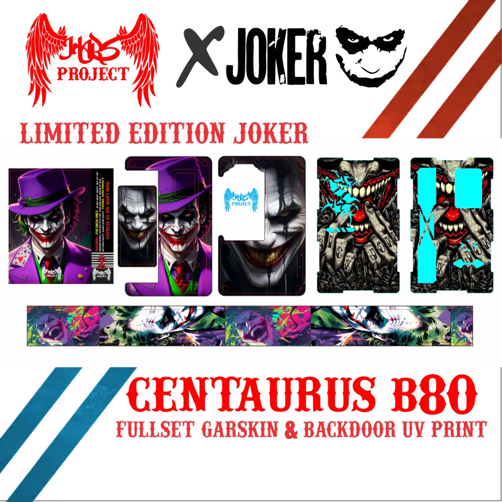 

stiker fullset & backdoorr edisi joker + bahan premium