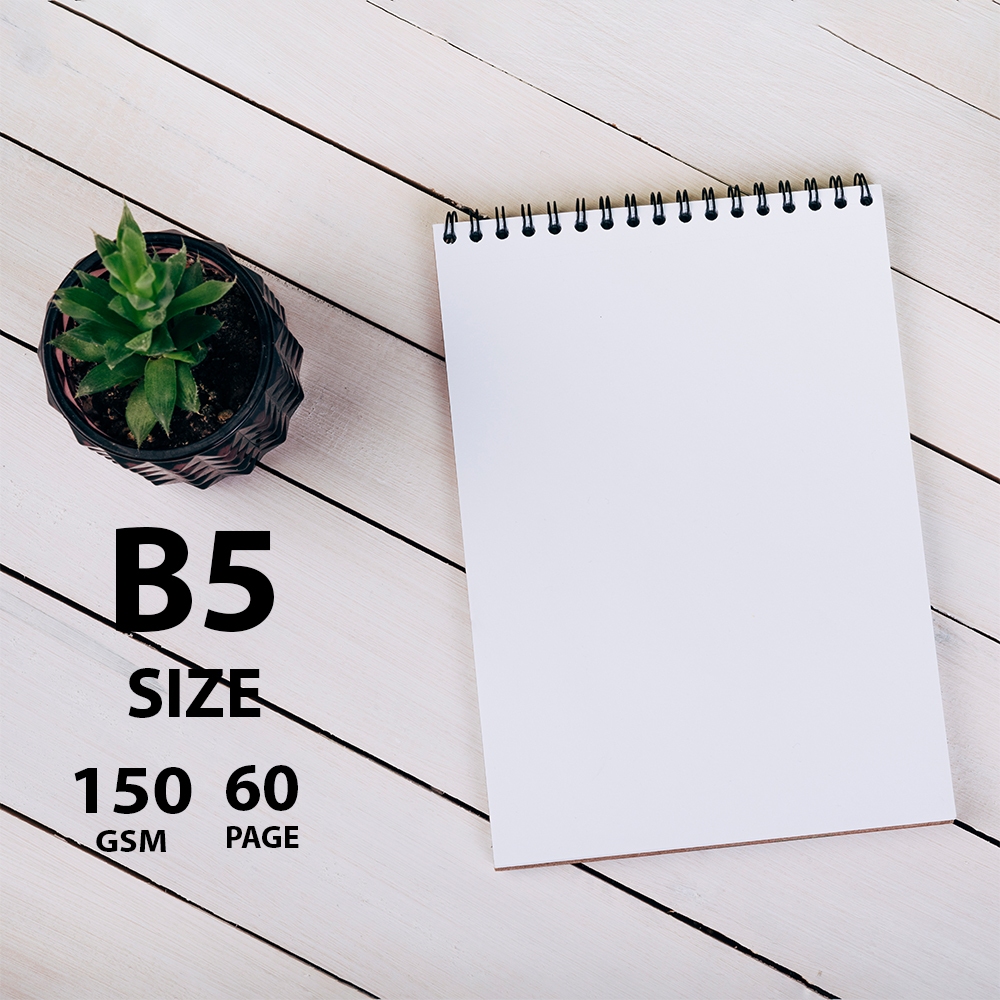 

BUKU GAMBAR B5/A4 BW/VERIKAL/SKETCHBOOK B5/BUKU GAMBAR B5/VERTIKAL/JURNAL/BUKU CATATAN/NOTEPAD/MURAH