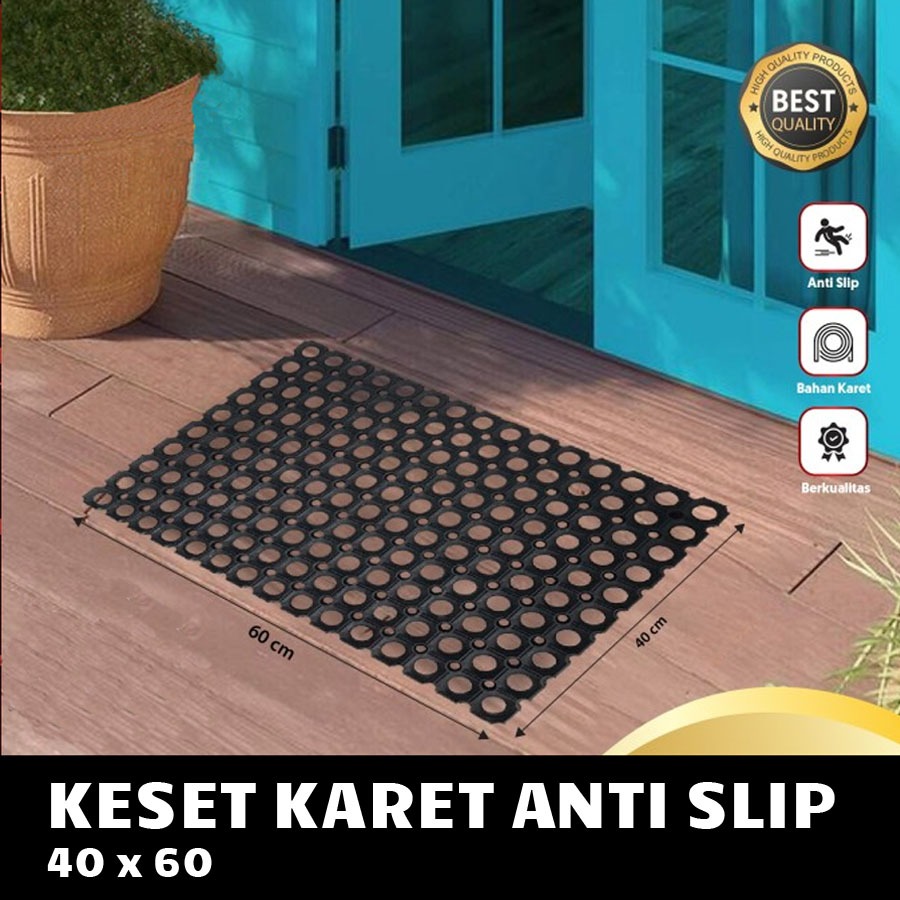 Keset Karpet Karet Anti Slip Kamar Mandi