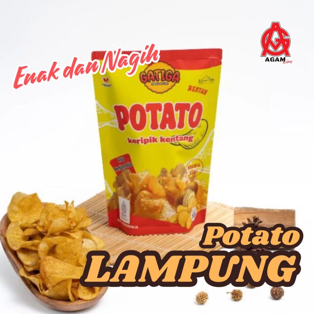 

KERIPIK KENTANG LAMPUNG / POTATO CHIPS / OLEH OLEH LAMPUNG
