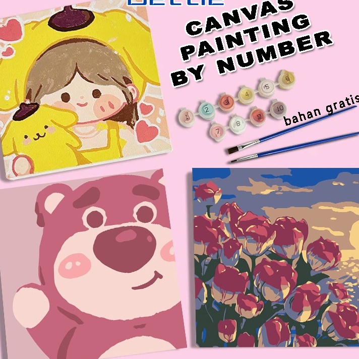 

berkualitas Bettie Paint by Number KIT 2x2cm Painting KIT DIY