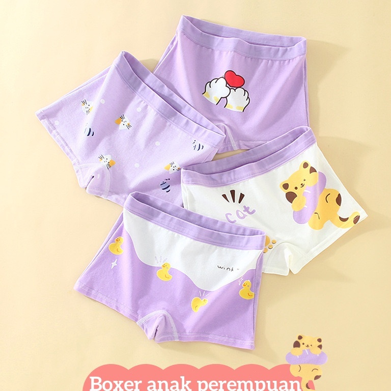 Celana Dalam Anak Boxer Cewek Perempuan Celana Dalam Anak Untuk 212 Tahun ART DD3