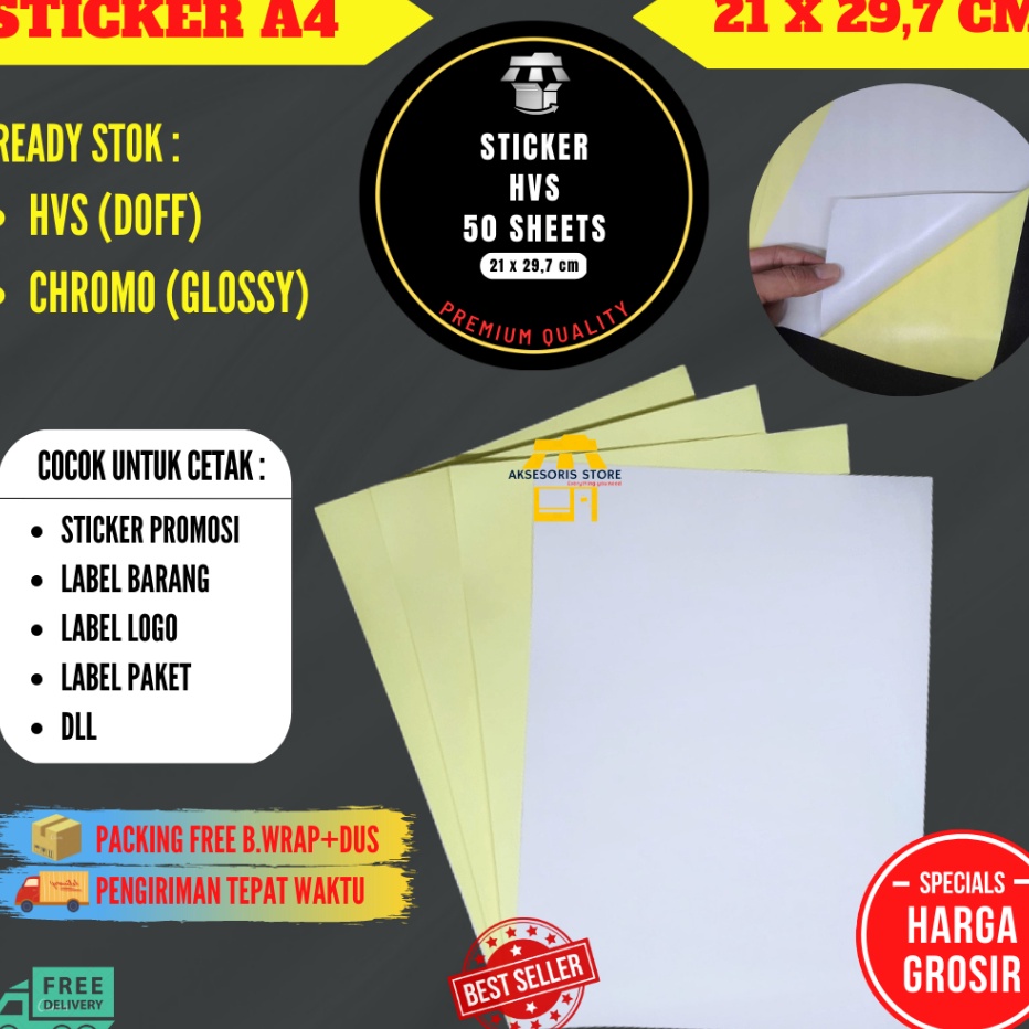 

Limit STIKER LABEL A4 ISI 5 LEMBAR KES STICKER UKURAN A4