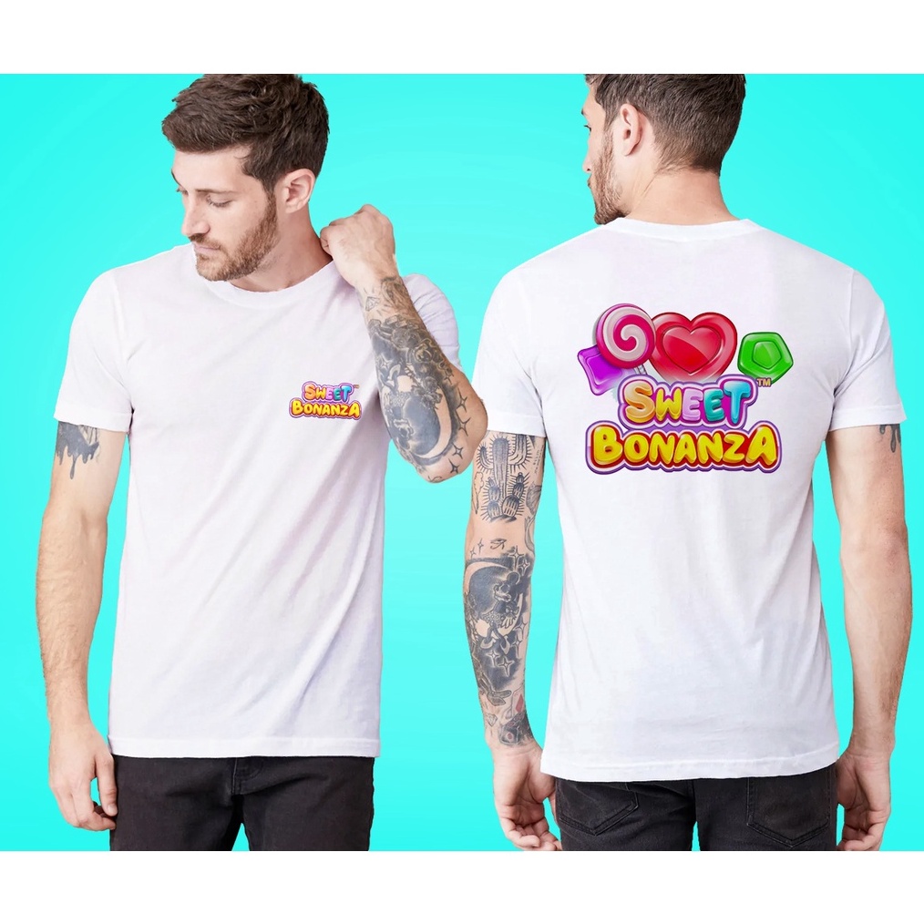 Tearu Kaos Sweet Bonanza  Kaos Game Slot  kaos Kekinian  Baju Saon  Atasan Pria Wanita  Baju Dewasa