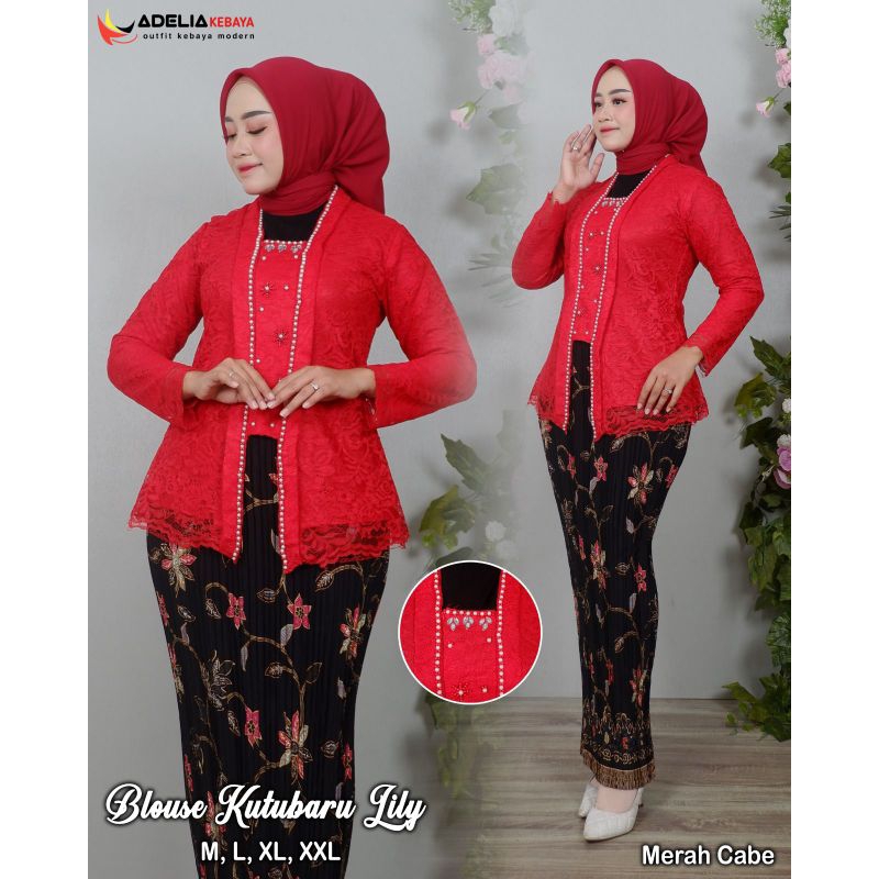 Atasan Saja Ya / Kebaya kutubaru Payet / kebaya kartini kekinian