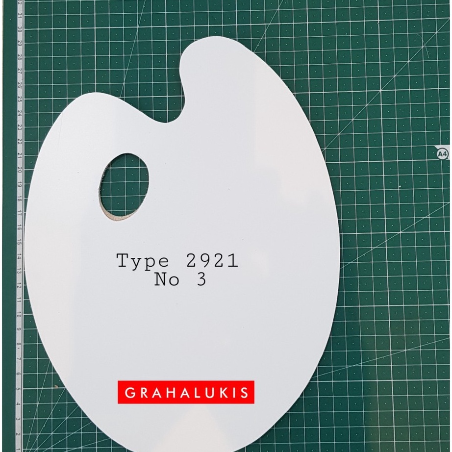

HJ6 Palet Cat Kayu Oval Type 2921 No3