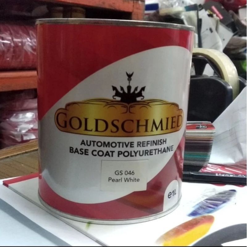 CAT PU PEARL WHITE GOLDSCHMIED Mutiara PUTIH 1L