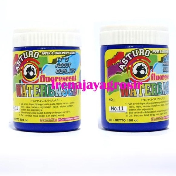 

HJ6 ASTURO cat air biru tua cat poster waterbased no 11 1cc
