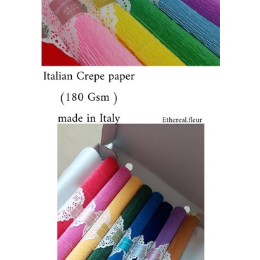 

Pilihan Italian Crepe Paper 18 Gsm made in Italy kes crepe buatan Italy
