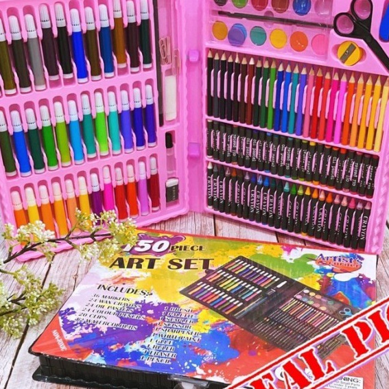 

KI3 Krayon Set 15 Pcs Alat Mewarnai Pastel Lengkap kebutuhan anak