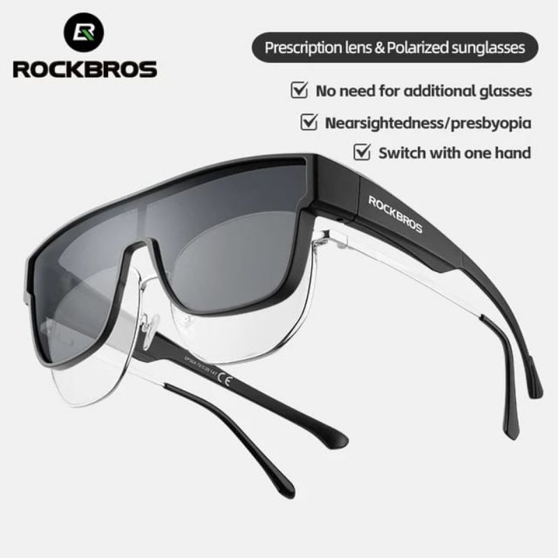 ROCKBROS 14130003001 POLARIZED LENS KACAMATA SEPEDA POLARIZED ORIGINAL ROCKBROS KACAMATA SEPEDA MINU