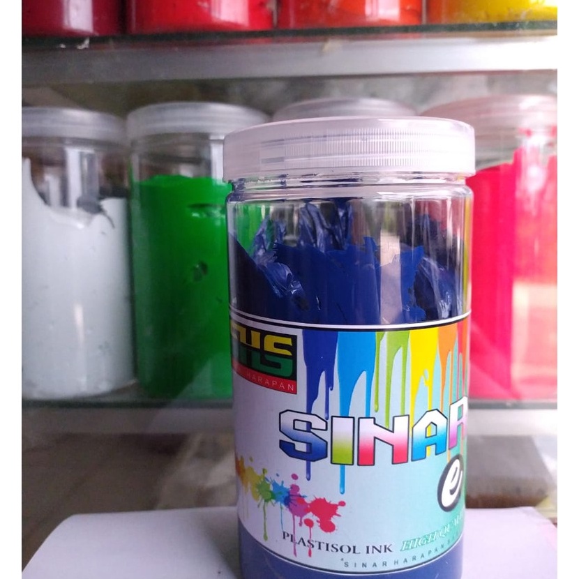 

HJ6 Tinta plastisol biru sinar harapan sablon