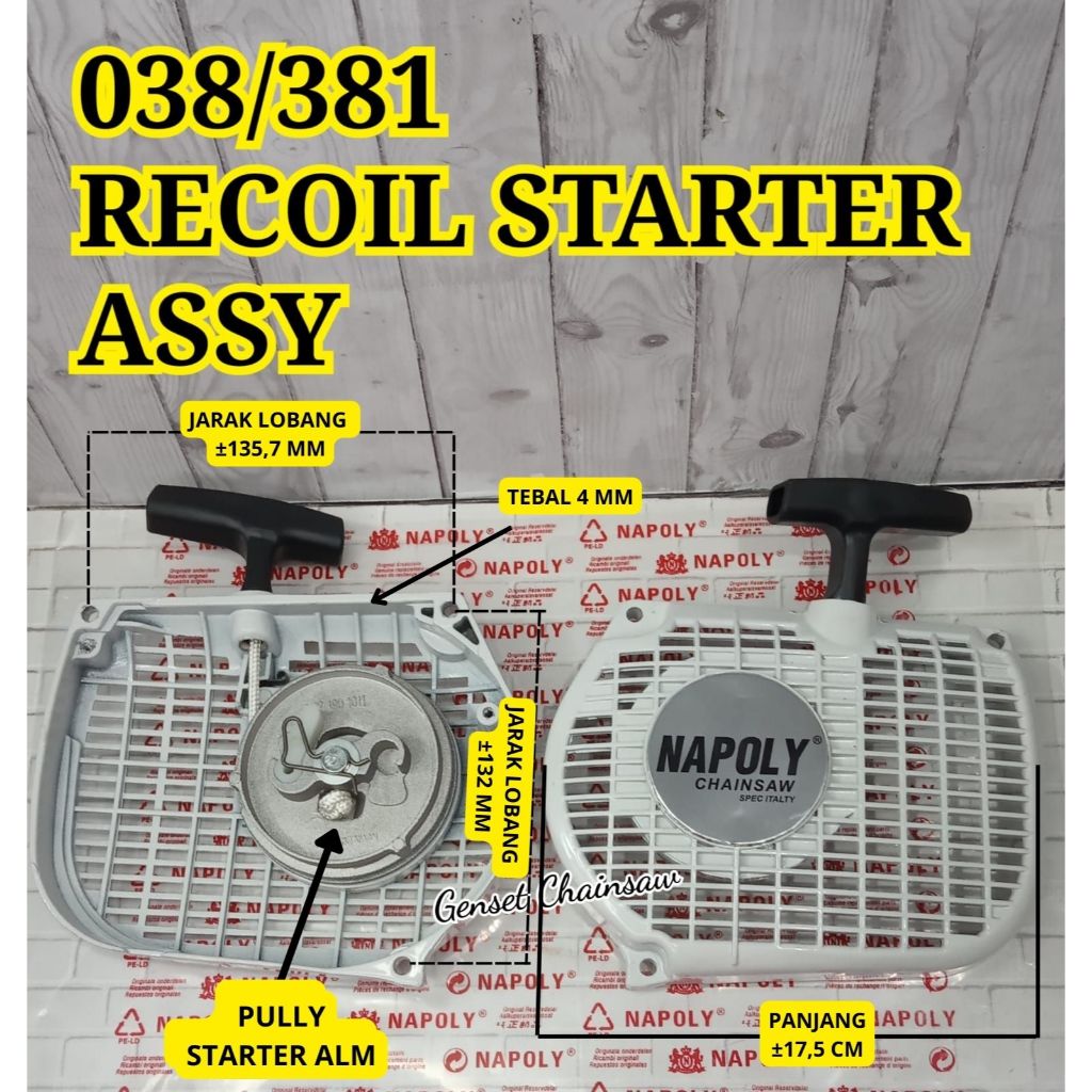 MS381 Recoil Starter Assy MS038 MS 381 038 Chainsaw MS-381 MS-038