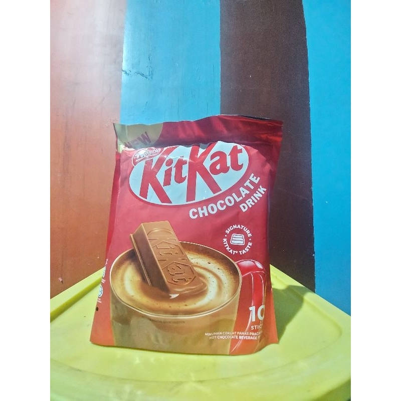 

KitKat Chocolate Drink (10 Sachet) KitKat Hott Chocolate Drink Malaysia - Nestle Kit Kat Drink