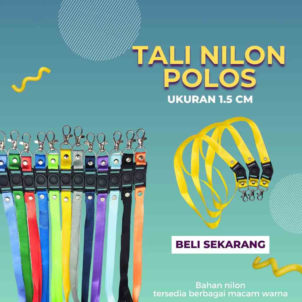 

Tali LANYARD STOPPER 1.5cm tali ID Card tali idcard polyster Name Tag 1,5 cm POLOS
